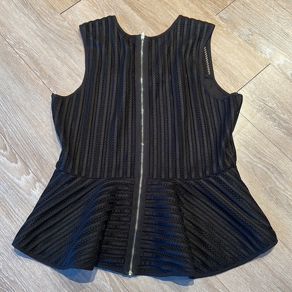 Anthropologie By HD in Paris Black Sleeveless Blouse - Picture 3 of 4